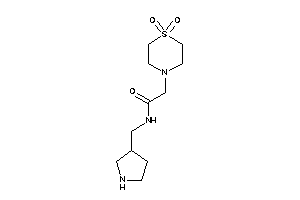 2-(1,1-diketo-1,4-thiazinan-4-yl)-N-(pyrrolidin-3-ylmethyl)acetamide