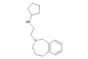 Cyclopentyl-[2-(1,3,4,5-tetrahydro-2-benzazepin-2-yl)ethyl]amine