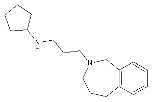 Cyclopentyl-[3-(1,3,4,5-tetrahydro-2-benzazepin-2-yl)propyl]amine