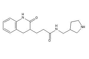 3-(2-keto-3,4-dihydro-1H-quinolin-3-yl)-N-(pyrrolidin-3-ylmethyl)propionamide