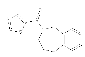 1,3,4,5-tetrahydro-2-benzazepin-2-yl(thiazol-5-yl)methanone