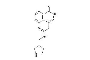 2-(4-keto-3H-phthalazin-1-yl)-N-(pyrrolidin-3-ylmethyl)acetamide