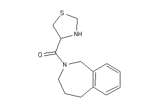 1,3,4,5-tetrahydro-2-benzazepin-2-yl(thiazolidin-4-yl)methanone