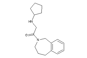 2-(cyclopentylamino)-1-(1,3,4,5-tetrahydro-2-benzazepin-2-yl)ethanone