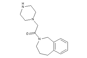 2-piperazino-1-(1,3,4,5-tetrahydro-2-benzazepin-2-yl)ethanone