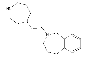 2-[2-(1,4-diazepan-1-yl)ethyl]-1,3,4,5-tetrahydro-2-benzazepine