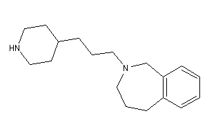 2-[3-(4-piperidyl)propyl]-1,3,4,5-tetrahydro-2-benzazepine