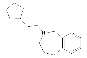 2-(2-pyrrolidin-2-ylethyl)-1,3,4,5-tetrahydro-2-benzazepine