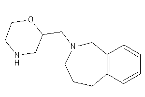 2-(1,3,4,5-tetrahydro-2-benzazepin-2-ylmethyl)morpholine