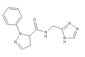 2-phenyl-N-(4H-1,2,4-triazol-3-ylmethyl)-2-pyrazoline-3-carboxamide