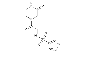 N-[2-keto-2-(3-ketopiperazino)ethyl]isoxazole-4-sulfonamide