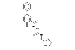 1-[(4-keto-1-phenyl-pyridazine-3-carbonyl)amino]-3-(tetrahydrofurfuryl)thiourea