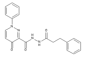 N'-hydrocinnamoyl-4-keto-1-phenyl-pyridazine-3-carbohydrazide