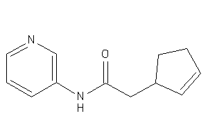 2-cyclopent-2-en-1-yl-N-(3-pyridyl)acetamide