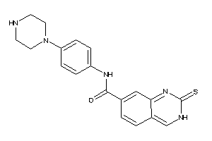 N-(4-piperazinophenyl)-2-thioxo-3H-quinazoline-7-carboxamide