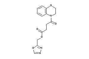 4-(2,3-dihydro-1,4-benzoxazin-4-yl)-4-keto-butyric Acid 1,3,4-oxadiazol-2-ylmethyl Ester