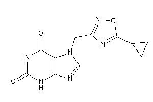 7-[(5-cyclopropyl-1,2,4-oxadiazol-3-yl)methyl]xanthine