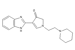 4-(1H-benzimidazol-2-yl)-1-(2-piperidinoethyl)-2-pyrrolin-3-one