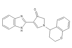 4-(1H-benzimidazol-2-yl)-1-chroman-4-yl-2-pyrrolin-3-one