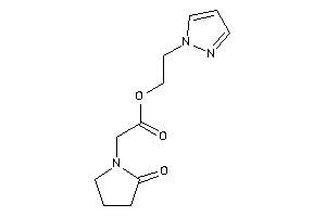 2-(2-ketopyrrolidino)acetic Acid 2-pyrazol-1-ylethyl Ester