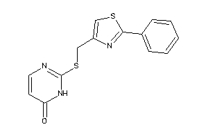 2-[(2-phenylthiazol-4-yl)methylthio]-1H-pyrimidin-6-one