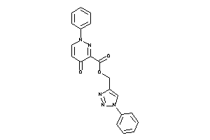 4-keto-1-phenyl-pyridazine-3-carboxylic Acid (1-phenyltriazol-4-yl)methyl Ester