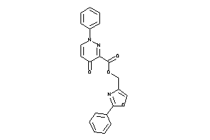 4-keto-1-phenyl-pyridazine-3-carboxylic Acid (2-phenyloxazol-4-yl)methyl Ester