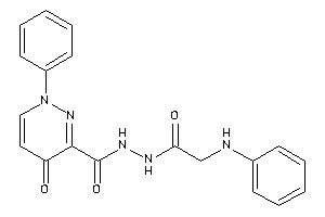 N'-(2-anilinoacetyl)-4-keto-1-phenyl-pyridazine-3-carbohydrazide