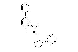 4-keto-1-phenyl-pyridazine-3-carboxylic Acid (1-phenyltetrazol-5-yl)methyl Ester