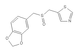 5-(piperonylsulfinylmethyl)thiazole