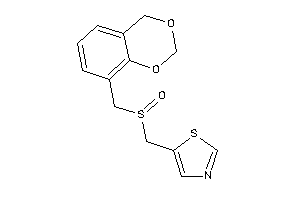 5-(4H-1,3-benzodioxin-8-ylmethylsulfinylmethyl)thiazole