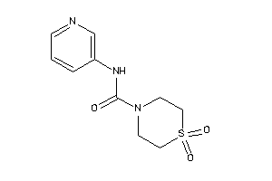 1,1-diketo-N-(3-pyridyl)-1,4-thiazinane-4-carboxamide