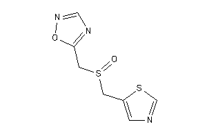 5-(thiazol-5-ylmethylsulfinylmethyl)-1,2,4-oxadiazole