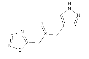 5-(1H-pyrazol-4-ylmethylsulfinylmethyl)-1,2,4-oxadiazole