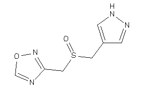 3-(1H-pyrazol-4-ylmethylsulfinylmethyl)-1,2,4-oxadiazole