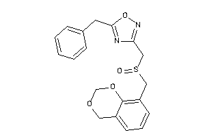 3-(4H-1,3-benzodioxin-8-ylmethylsulfinylmethyl)-5-benzyl-1,2,4-oxadiazole