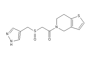 1-(6,7-dihydro-4H-thieno[3,2-c]pyridin-5-yl)-2-(1H-pyrazol-4-ylmethylsulfinyl)ethanone