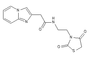 N-[2-(2,4-diketothiazolidin-3-yl)ethyl]-2-imidazo[1,2-a]pyridin-2-yl-acetamide