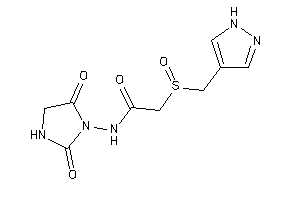 N-(2,5-diketoimidazolidin-1-yl)-2-(1H-pyrazol-4-ylmethylsulfinyl)acetamide