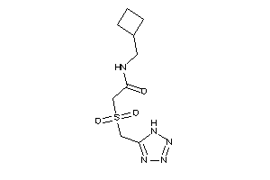 N-(cyclobutylmethyl)-2-(1H-tetrazol-5-ylmethylsulfonyl)acetamide