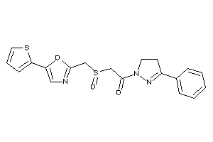 1-(3-phenyl-2-pyrazolin-1-yl)-2-[[5-(2-thienyl)oxazol-2-yl]methylsulfinyl]ethanone