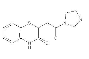 2-(2-keto-2-thiazolidin-3-yl-ethyl)-4H-1,4-benzothiazin-3-one