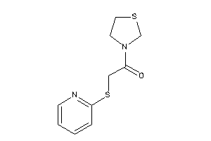 2-(2-pyridylthio)-1-thiazolidin-3-yl-ethanone