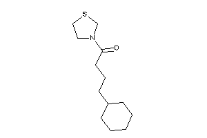 4-cyclohexyl-1-thiazolidin-3-yl-butan-1-one