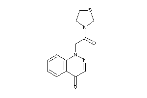 1-(2-keto-2-thiazolidin-3-yl-ethyl)cinnolin-4-one