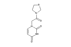 1-(2-keto-2-thiazolidin-3-yl-ethyl)pyrimidine-2,4-quinone