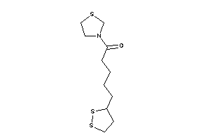 Image of 5-(dithiolan-3-yl)-1-thiazolidin-3-yl-pentan-1-one