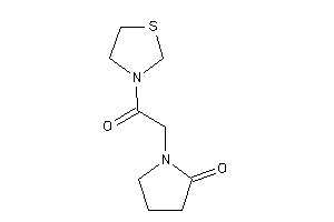 1-(2-keto-2-thiazolidin-3-yl-ethyl)-2-pyrrolidone