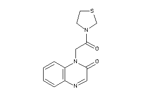 1-(2-keto-2-thiazolidin-3-yl-ethyl)quinoxalin-2-one