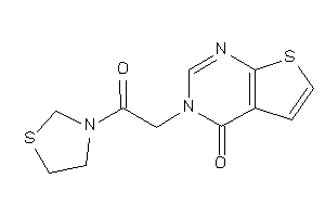 3-(2-keto-2-thiazolidin-3-yl-ethyl)thieno[2,3-d]pyrimidin-4-one